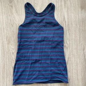 Striped Outdoor Voices tank top